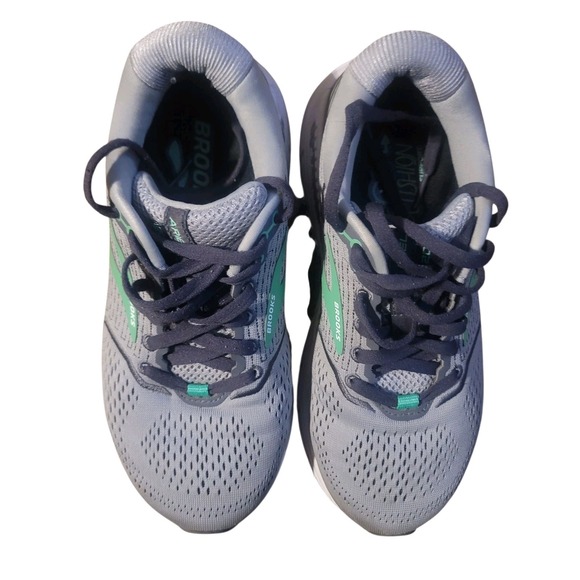 Brooks Ariel 20 Women's Size 7 Extra Wide Max Support Alloy Pearl Green Sneakers - Picture 2 of 8